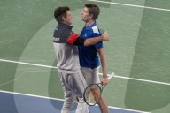 Tennis Coupe Davis: La France mène 2-0 après les victoires d'Arthur Fils et d'Ugo Humbert à Orléans
