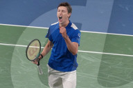 Tennis Coupe Davis: La France mène 2-0 après les victoires d'Arthur Fils et d'Ugo Humbert à Orléans