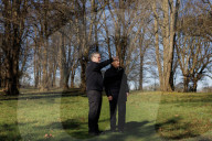 Prime Minister Keir Starmer meets Olaf Scholz at Chequers