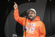 Tommy Robinson supporters march from Waterloo to Whitehall for rally & speeches, 
London, UK.