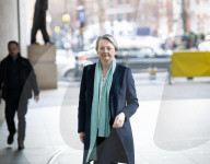Guests arrive for Sunday with Laura Kuenssberg at the BBC, Broadcasting House, London, UK.