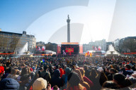 Chinese New Year - the Year of the Snake celebrations in Trafalgar Square, London, UK