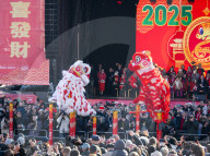 Chinese New Year - the Year of the Snake celebrations in Trafalgar Square, London, UK