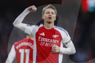 Premier League match between Arsenal and Manchester City at the Emirates Stadium in London, UK