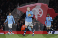Premier League match between Arsenal and Manchester City at the Emirates Stadium in London, UK