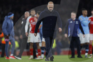 Premier League match between Arsenal and Manchester City at the Emirates Stadium in London, UK