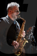 Pierrick Pédron au concert de Médéric Collignon au Théâtre du Garde Chasse des Lilas