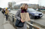 Azov in Captivity rally in Uzhhorod