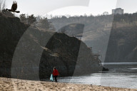 Litter picking on Khortytsia Island in Zaporizhzhia