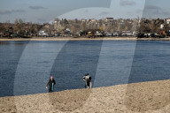 Litter picking on Khortytsia Island in Zaporizhzhia