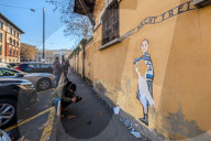 Vandalizzati i murales sulla Shoah raffiguranti Segre , Bruck e Modiano