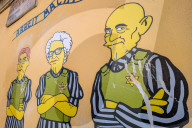 Vandalizzati i murales sulla Shoah raffiguranti Segre , Bruck e Modiano