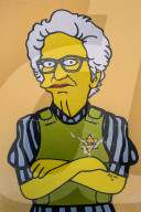 Vandalizzati i murales sulla Shoah raffiguranti Segre , Bruck e Modiano
