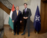 Hungary's PM Orban visits NATO HQ