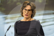 EU Commissioner Roswell Addresses Water Conditions in the EU, in Brussels,Belgium.
