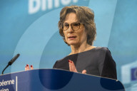 EU Commissioner Roswell Addresses Water Conditions in the EU, in Brussels,Belgium.