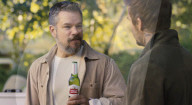 Matt Damon is David Beckham's long lost twin for Super Bowl ad
