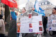 Friedlich Merz Rally For Upcoming Election In Bonn And Counter Protest