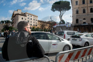 Roma, Sit-in dei tassisti a Bocca della Verit&#xe0;
Roma, Sit-in dei tassisti a Bocca della Verit&#xe0;