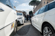 Roma, Sit-in dei tassisti a Bocca della Verit&#xe0;
Roma, Sit-in dei tassisti a Bocca della Verit&#xe0;