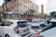 Roma, Sit-in dei tassisti a Bocca della Verit&#xe0;
Roma, Sit-in dei tassisti a Bocca della Verit&#xe0;