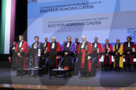 Il Presidente della Repubblica, Sergio Mattarella in occasione della cerimonia di consegna dell&#x2019;onorificenza accademica di Dottore Honoris Causa dall&#x2019;Universit&#xe0; di Aix-Marseille