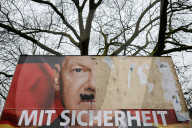 Vandalismus an Wahlplakaten in Mönchengladbach