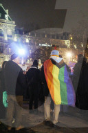 Germain Protest ''Zusammen Gegen Rechts'' (together Against The Right) In Paris Against Right-wing Forces In German Politics
