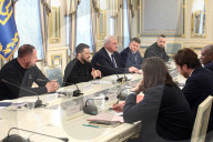 Volodymyr Zelenskyy meets with UK Foreign Secretary David Lammy