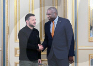 Volodymyr Zelenskyy meets with UK Foreign Secretary David Lammy