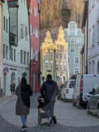 Daily Life In The Bavarian City Of Landshut