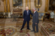King Charles III holds audience with the King of Jordan