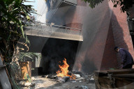 Protesters Vandalized Residence Of Ousted Prime Minister Sheikh Hasina In Dhaka.