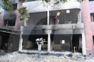 Protesters Vandalized Residence Of Ousted Prime Minister Sheikh Hasina In Dhaka.