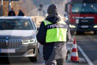 Das Ende von Schengen: Grosskontrolle der Bayerischen Polizei an der Grenze zu Österreich in Oberaudorf