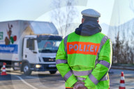 Das Ende von Schengen: Grosskontrolle der Bayerischen Polizei an der Grenze zu Österreich in Oberaudorf