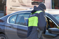 Das Ende von Schengen: Grosskontrolle der Bayerischen Polizei an der Grenze zu Österreich in Oberaudorf