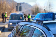 Das Ende von Schengen: Grosskontrolle der Bayerischen Polizei an der Grenze zu Österreich in Oberaudorf