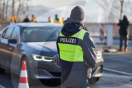 Das Ende von Schengen: Grosskontrolle der Bayerischen Polizei an der Grenze zu Österreich in Oberaudorf