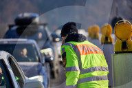 Das Ende von Schengen: Grosskontrolle der Bayerischen Polizei an der Grenze zu Österreich in Oberaudorf