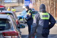 Das Ende von Schengen: Grosskontrolle der Bayerischen Polizei an der Grenze zu Österreich in Oberaudorf
