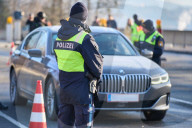 Das Ende von Schengen: Grosskontrolle der Bayerischen Polizei an der Grenze zu Österreich in Oberaudorf