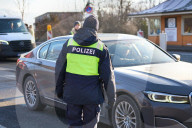 Das Ende von Schengen: Grosskontrolle der Bayerischen Polizei an der Grenze zu Österreich in Oberaudorf
