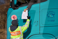 Das Ende von Schengen: Grosskontrolle der Bayerischen Polizei an der Grenze zu Österreich in Oberaudorf