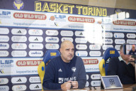 Basket Reale Mutua Torino, conferenza stampa di presentazione del nuovo allenatore Paolo Moretti