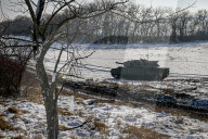 Live fire exercise of Ukrainian tank crews 