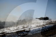 Live fire exercise of Ukrainian tank crews 