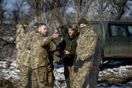 Live fire exercise of Ukrainian tank crews 