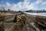 Live fire exercise of Ukrainian tank crews 
