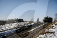 Live fire exercise of Ukrainian tank crews 